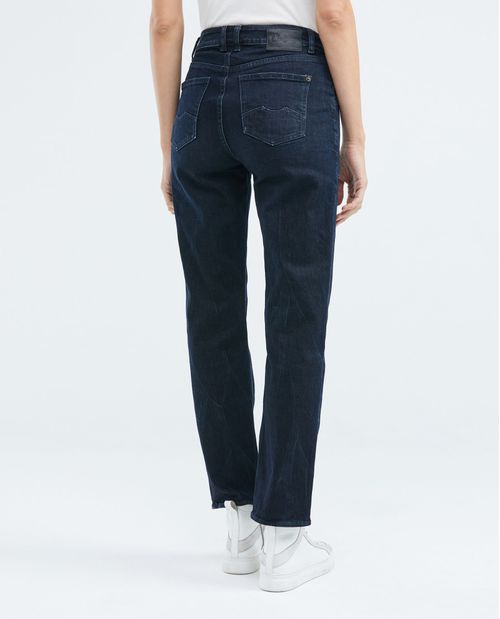 Jean de Mujer Super High Rise, High Cosmo, Boot Cut - Azul Ultra Oscuro