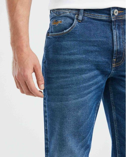 Jean de Hombre Straight Fit, Morrison, Boot Cut- Azul Oscuro