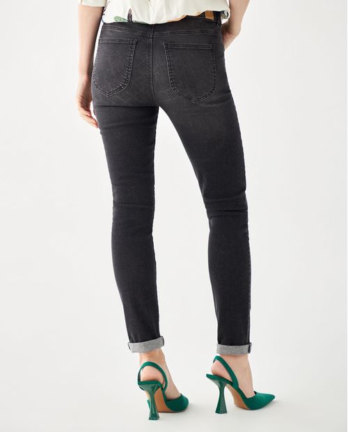 Jean Skinny negro para mujer