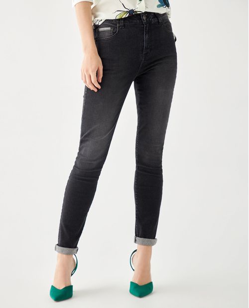 Jean Skinny negro para mujer