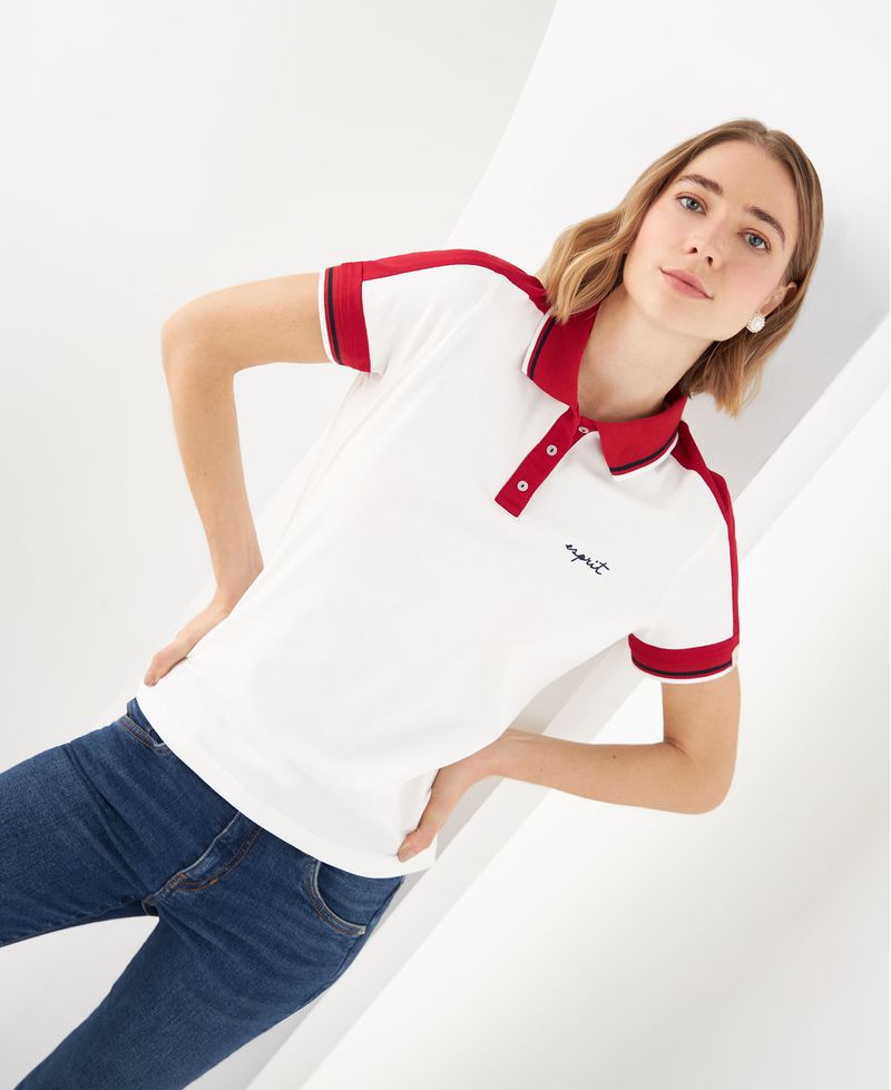 Camiseta tipo polo mujer edc by esprit Ref. 120554