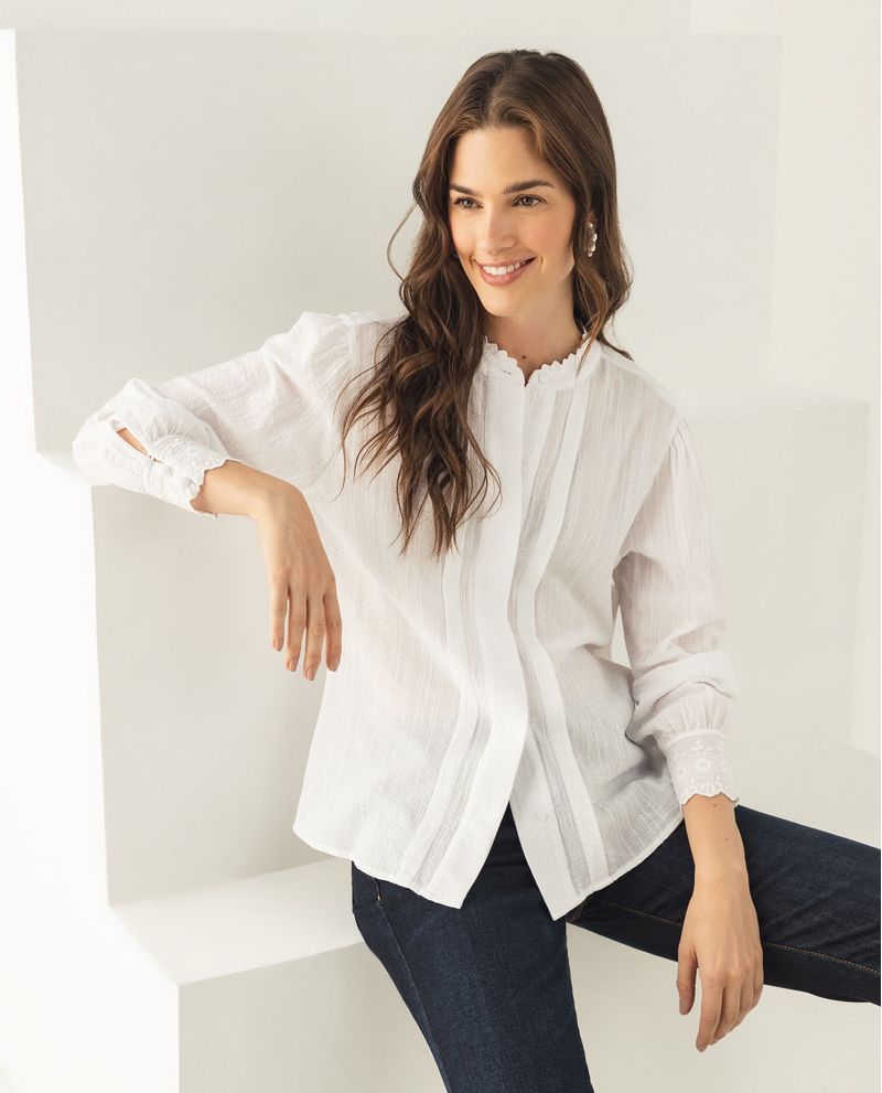Camisas con detalles sale
