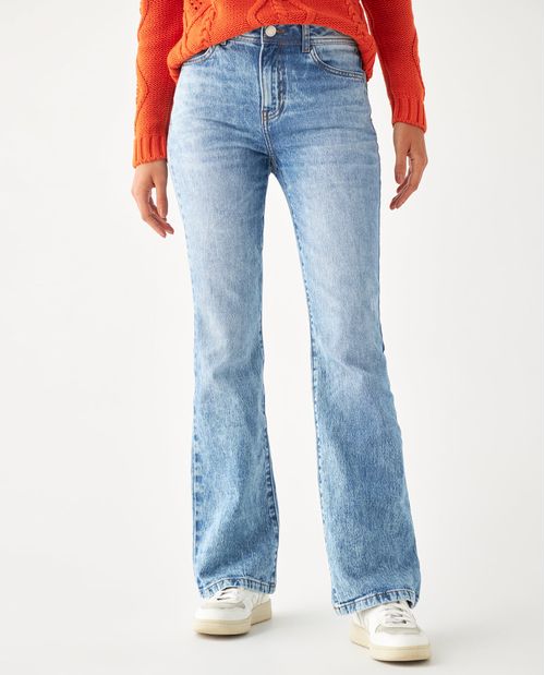 Jean Boot Cut lavado claro para mujer