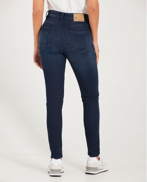 Jean Skinny en tono medio para mujer