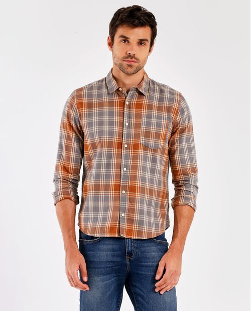 Camisa manga larga para hombre