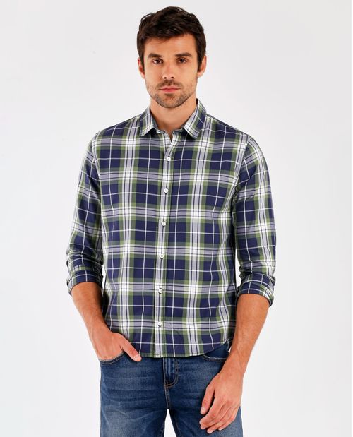 Camisa de cuello clásico para hombre