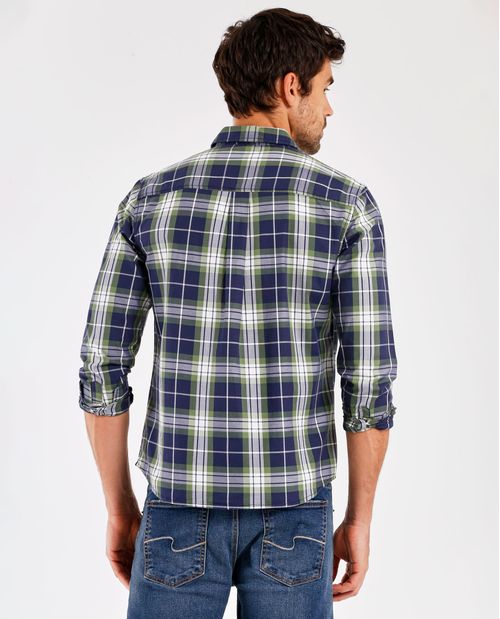 Camisa de cuello clásico para hombre