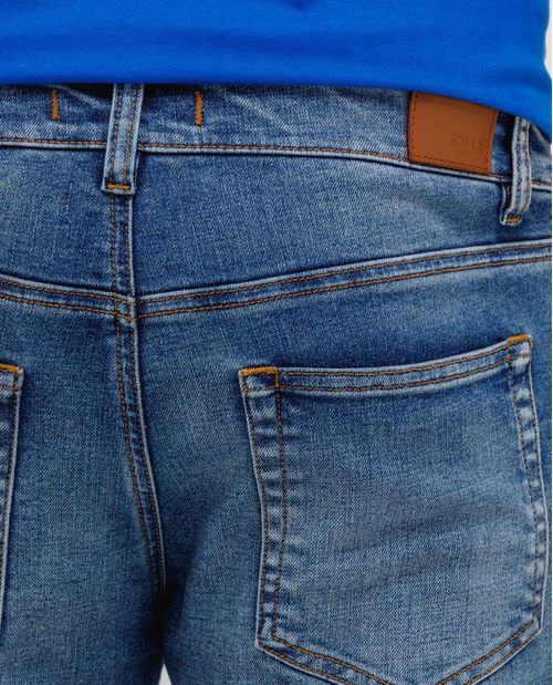 Jean Super Slim cinco bolsillos para hombre
