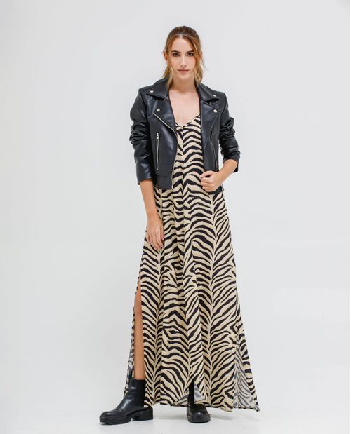 Vestido largo de tiras para mujer