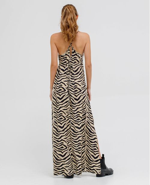 Vestido largo de tiras para mujer