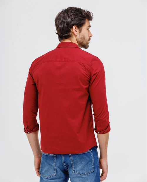 Camisa de cuello clásico para hombre