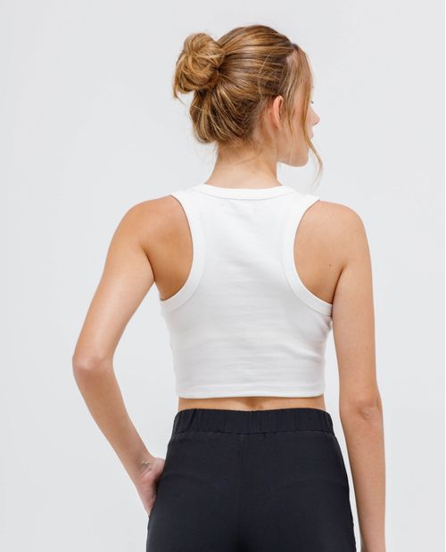 Camiseta básica manga sisa para mujer