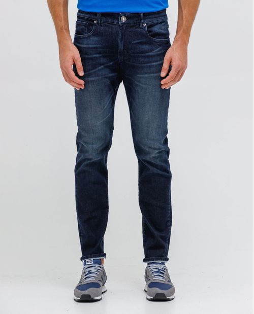 Jean Straight tono oscuro para hombre