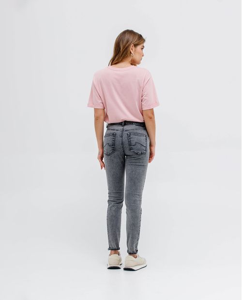 Jean Jegging en black denim para mujer