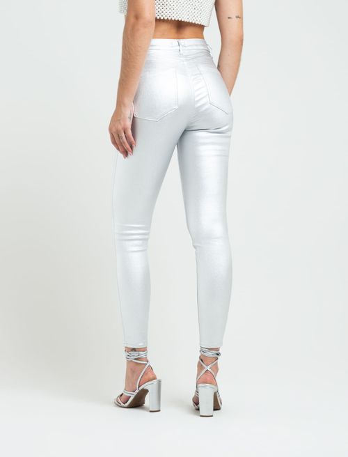 Pantalón Skinny brillante