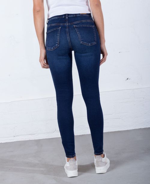Jean para mujer tono oscuro Jegging tiro medio alto Anna infaltable