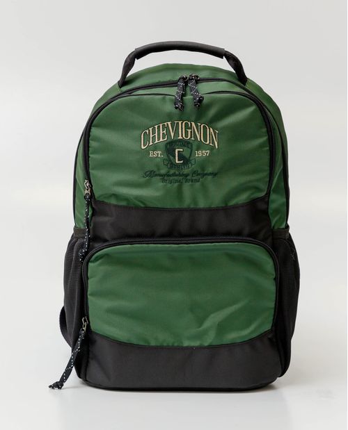 Morral, Lona de Poliéster Impermeable - Bordado Frontal