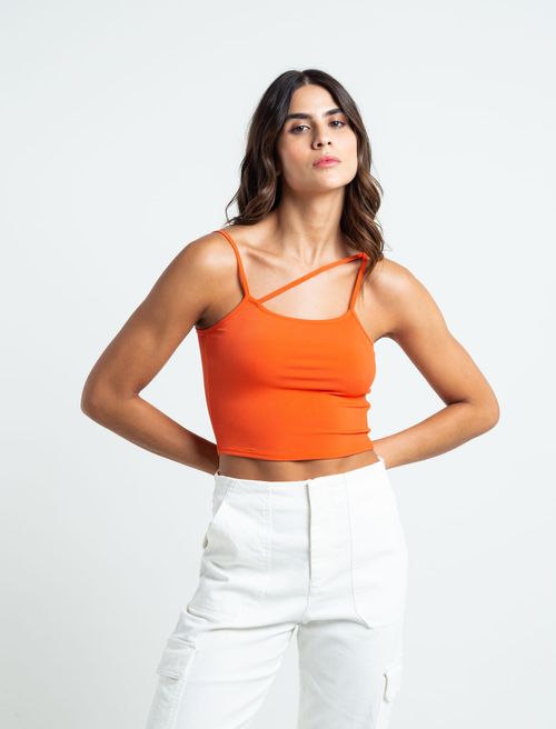 Camiseta tipo crop