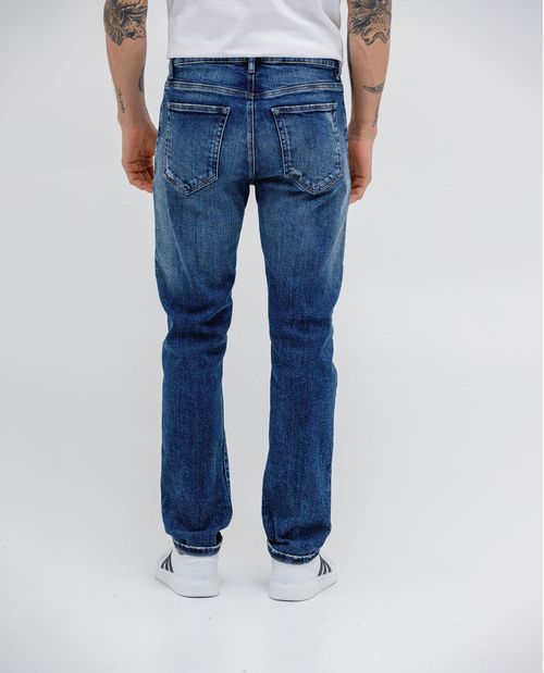 Jean Straight tono medio para hombre