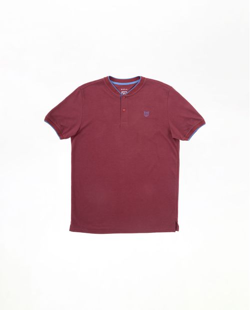 Polo con cuello neru para hombre