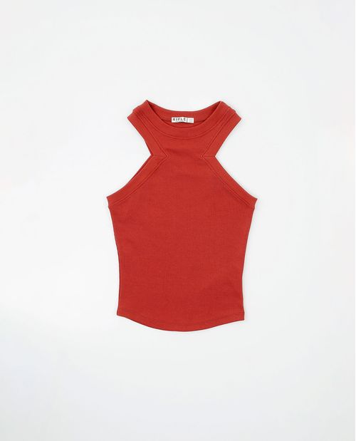 Camiseta manga sisa para mujer