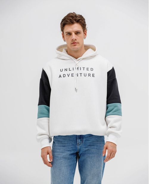 Buzo con mangas de color para hombre