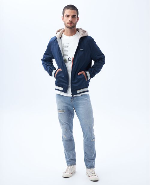 Chaqueta doble faz para hombre