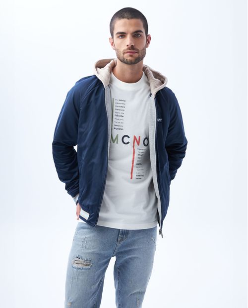 Chaqueta doble faz para hombre
