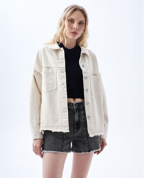Chaqueta de silueta amplia para mujer