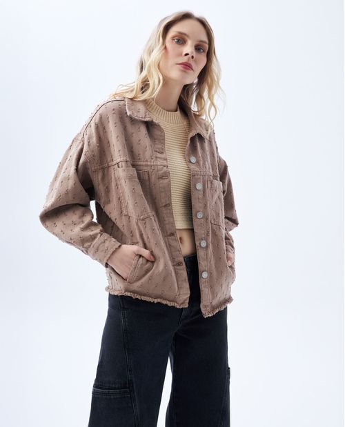 Chaqueta de silueta amplia para mujer