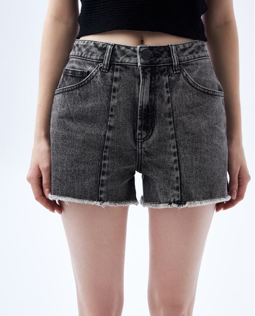 Short tono gris para mujer