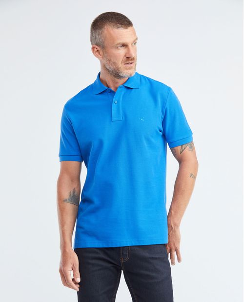 Camiseta de Hombre Tipo Polo, Classic Fit Manga Corta - Piqué 100% Algodón