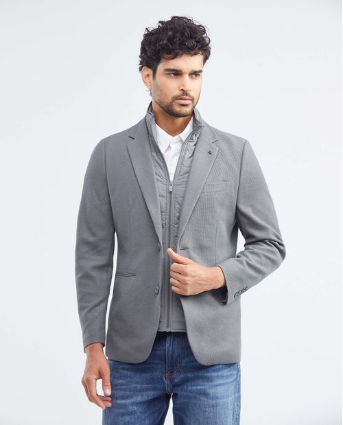 Blazer de Hombre, Diseño Doble Prenda