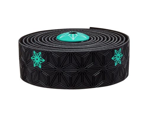 Cinta Manubrio Supacaz Print Celeste / Tapon Celeste