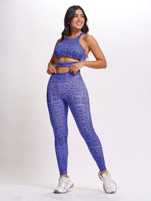 Leggings Power Printed Push Up- 2516