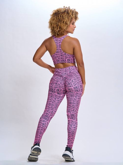 Leggings Power Printed Push Up- 2516
