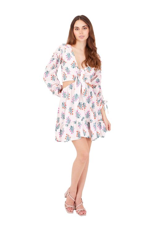 Vestido Corto Delight Marfil Euhoric Soul
