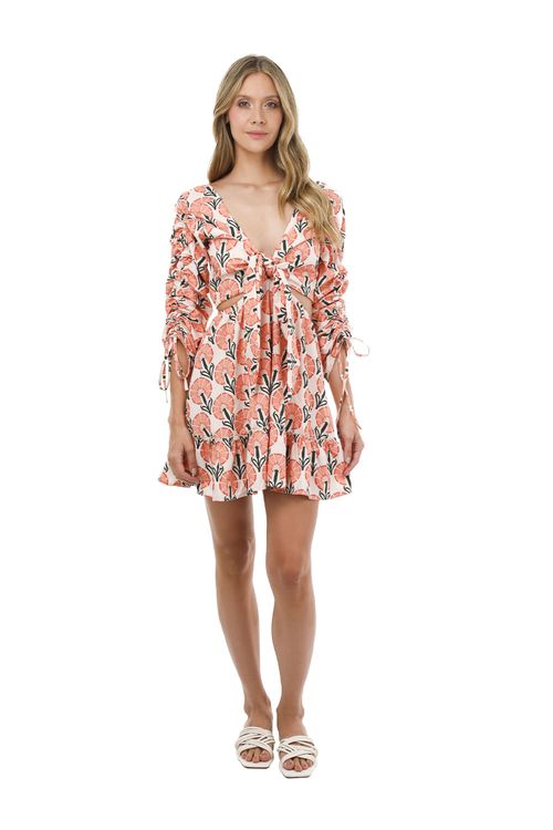 Vestido Corto Enchanted Terracota  Euhoric Soul