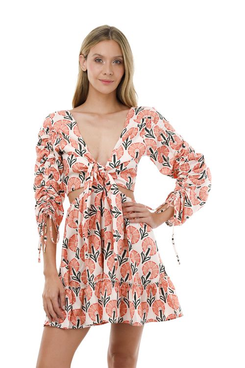 Vestido Corto Enchanted Terracota  Euhoric Soul