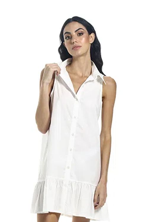 Vestido Corto Marfil para mujer Gardenia