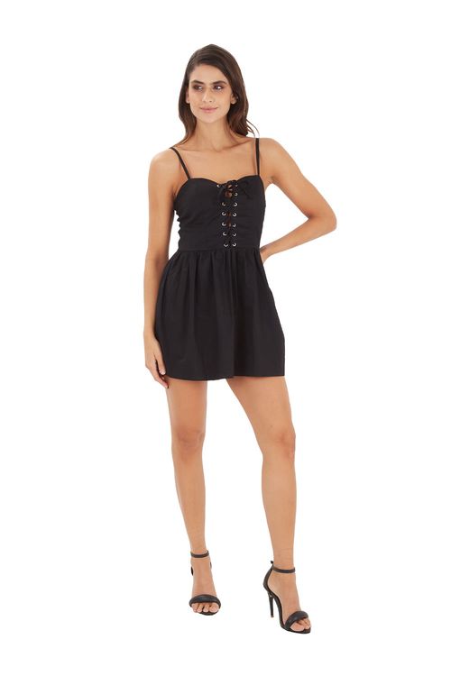 Vestido corto negro  Celestica