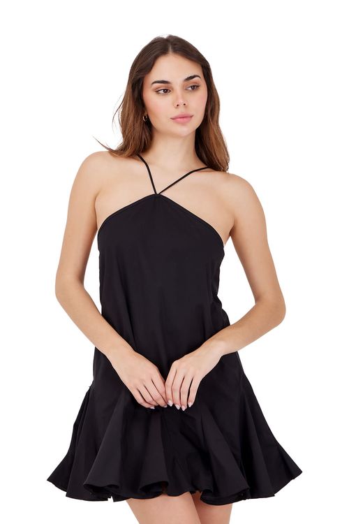 Vestido Corto Negro Cherry