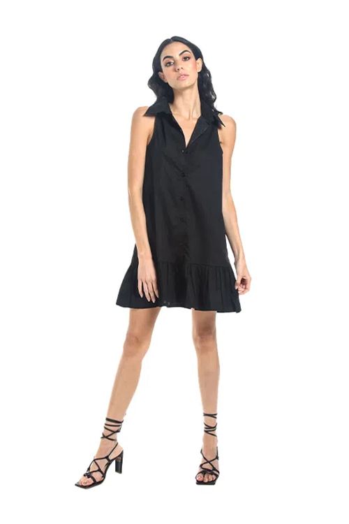 Vestido Corto Negro para mujer Gardenia