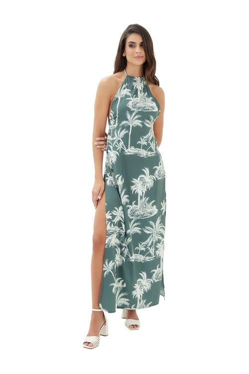 Vestido largo mare verde  Heritage