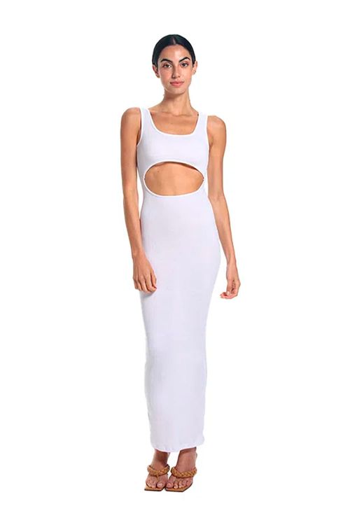 Vestido Largo Marfil para mujer Aries