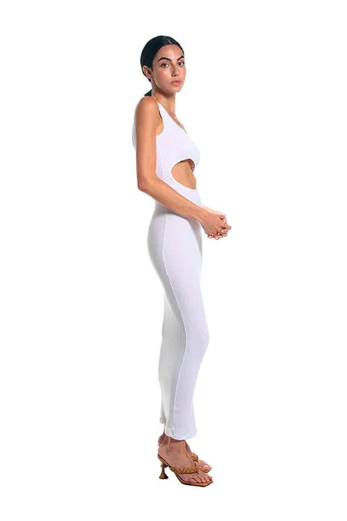 Vestido Largo Marfil para mujer Aries