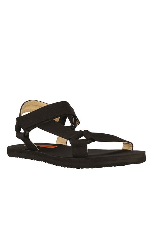 Sandalia deportiva negra para mujer tolu