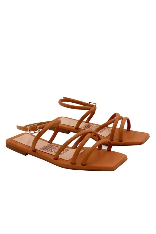 Sandalia Plana Beige Agnes