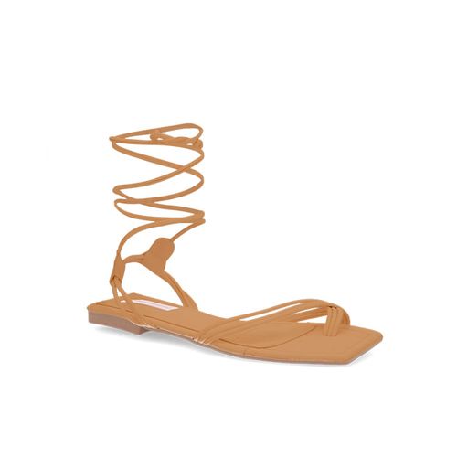 Sandalia Plana Beige para mujer Amber