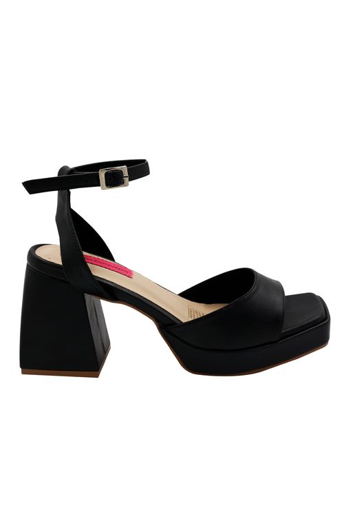 Sandalia tacon negro Marisa